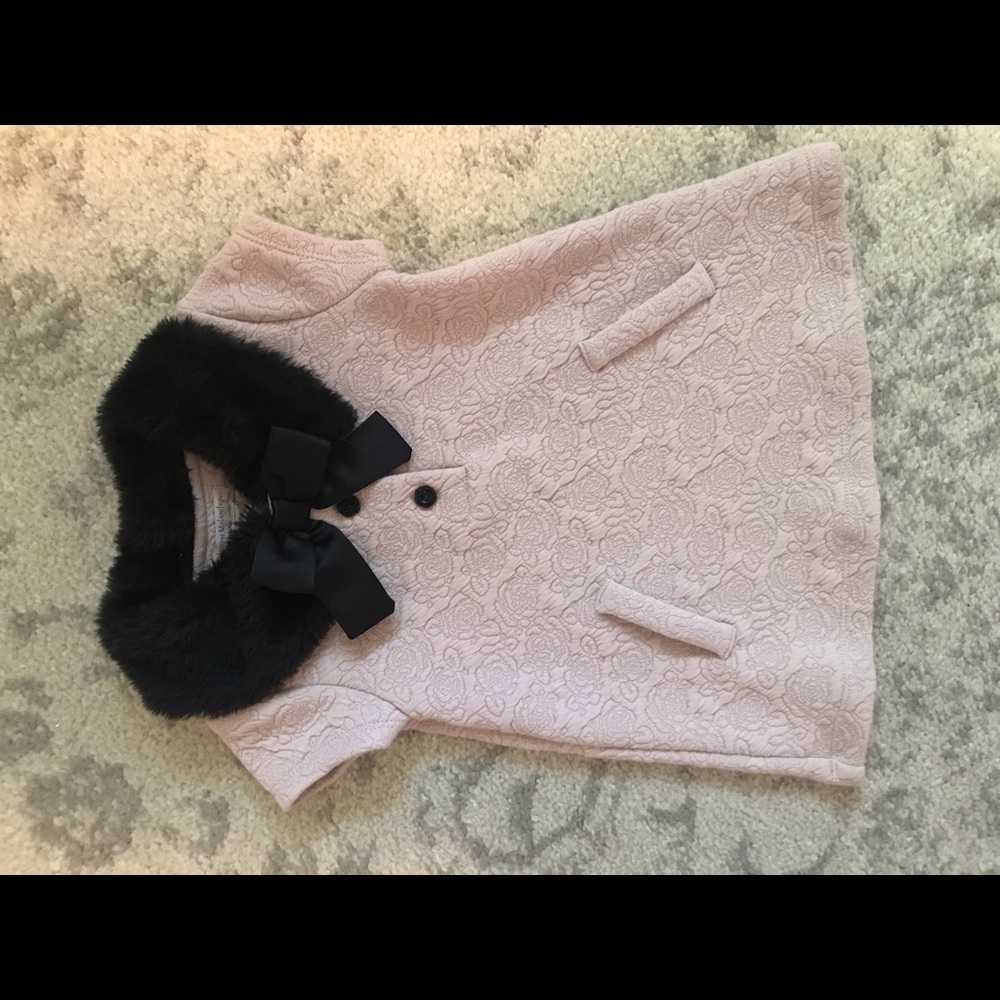 Catharine Malandrino Rose Faux Fur Top - 18 Months